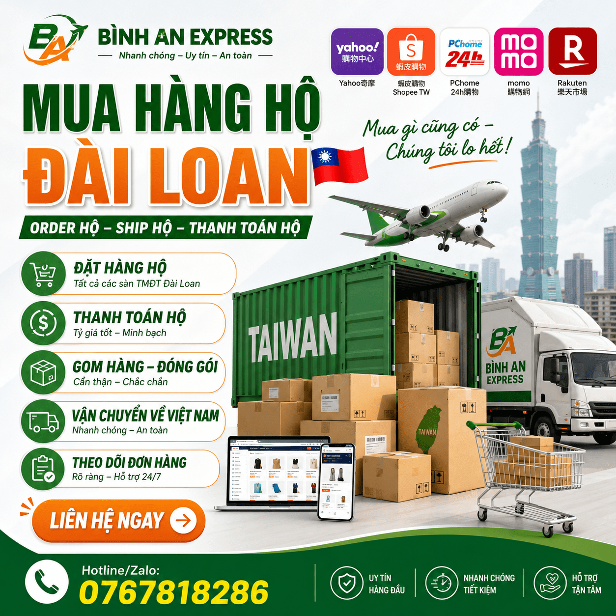 DỊCH VỤ MUA HÀNG HỘ – THANH TOÁN HỘ TẠI BÌNH AN EXPRESS UY TÍN NHẤT 2026
